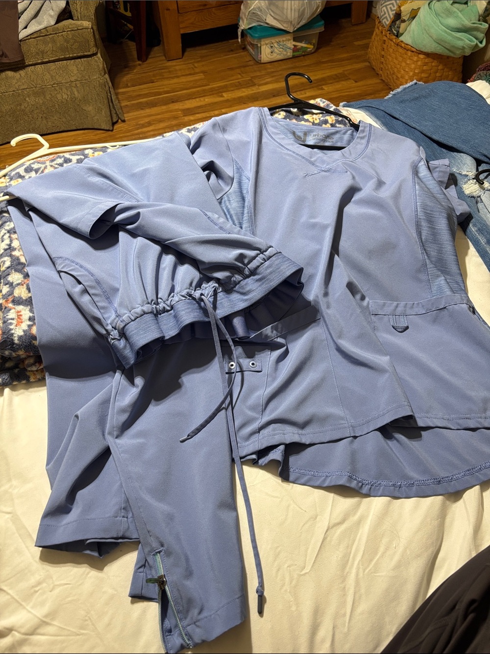 Urbane Light Blue Tall Scrub set